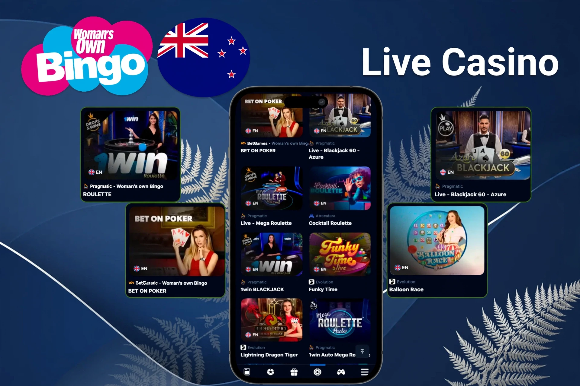 Slots games featuring popular titles like Sugar Rush, Energy Coins, and Hell Hot 100 on mobile and desktop